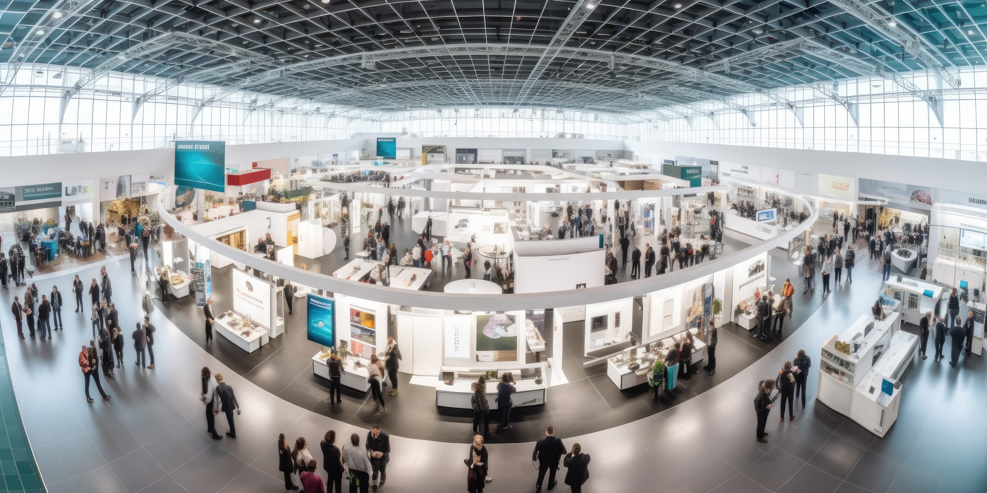 Überblick über moderne Messestände mit Systemtechnik | Messetraversen